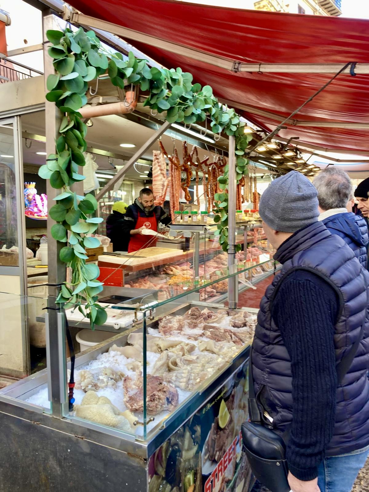 Shopping in Ballaro Market, Palermo