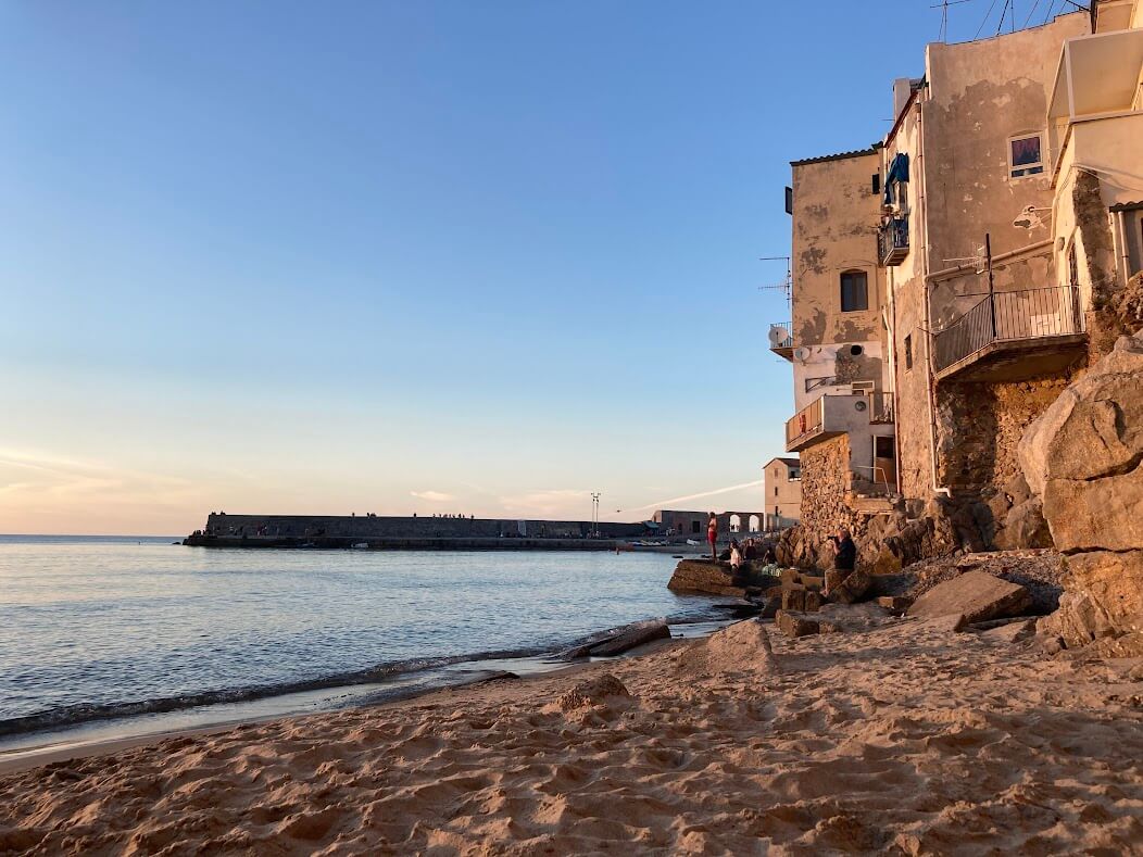 Sandy Beach of Cefalu