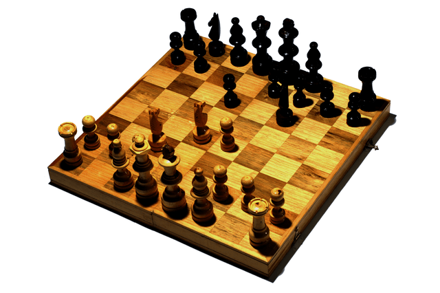 Sicilian defense on chess board Sicilian defense on chess board