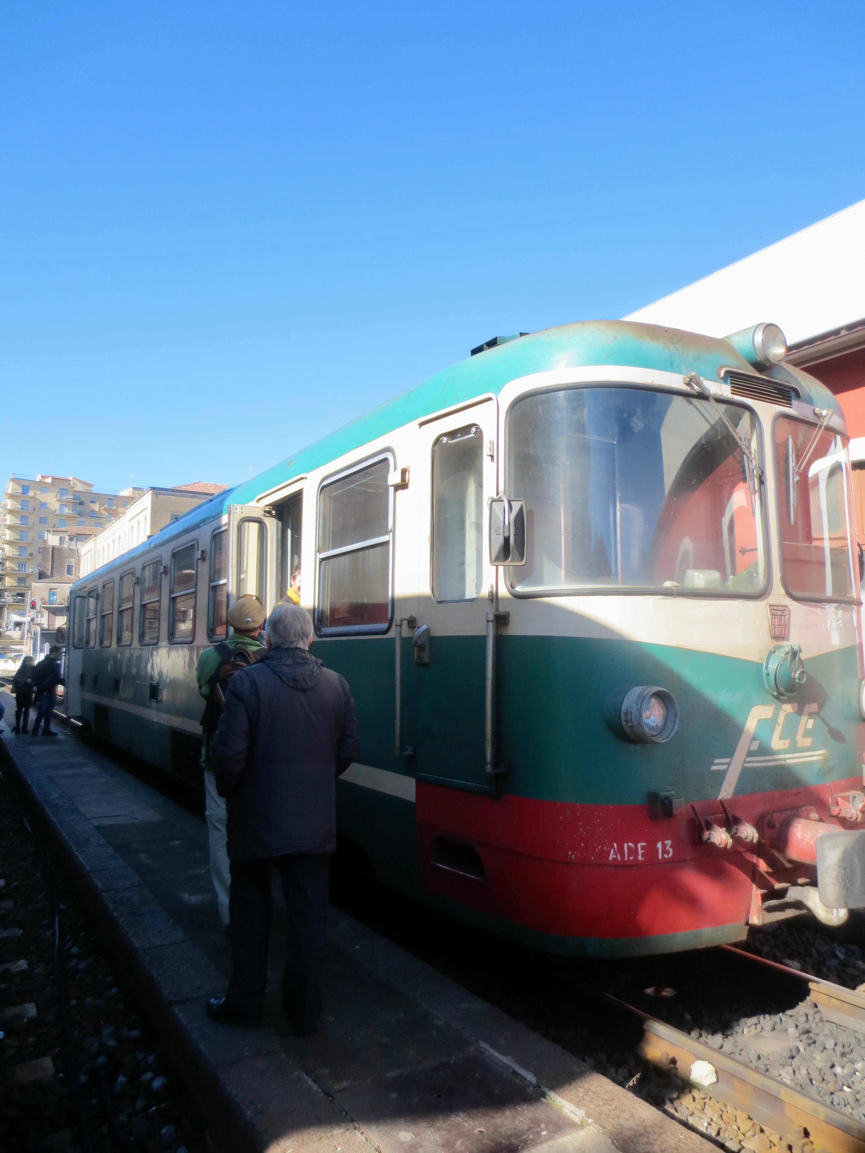 Circumetnea Railway Station in Catania