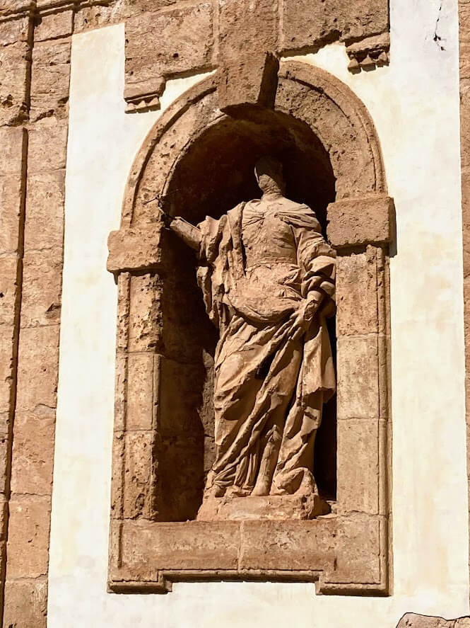 A Statue in Villa Palagonia