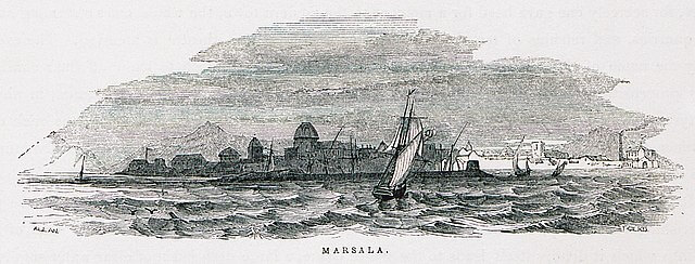 Ships in front of Marsala