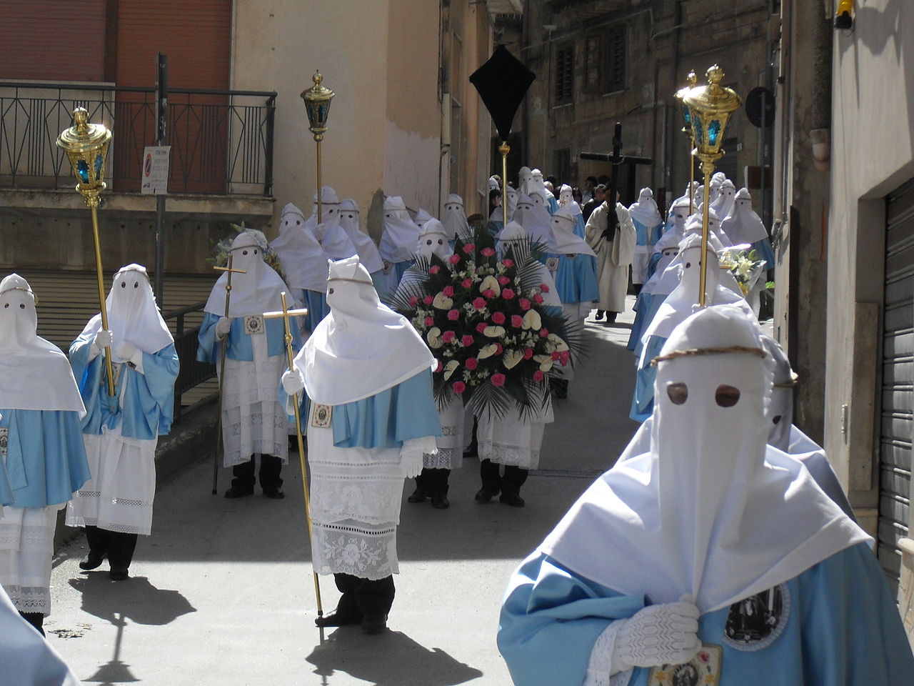 Brotherhoods Marching in the Streets of Enna