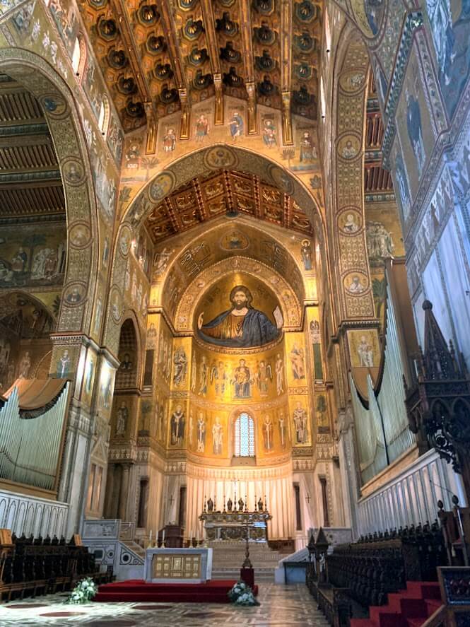 Christ Pantocrator in Monreale Cathedral