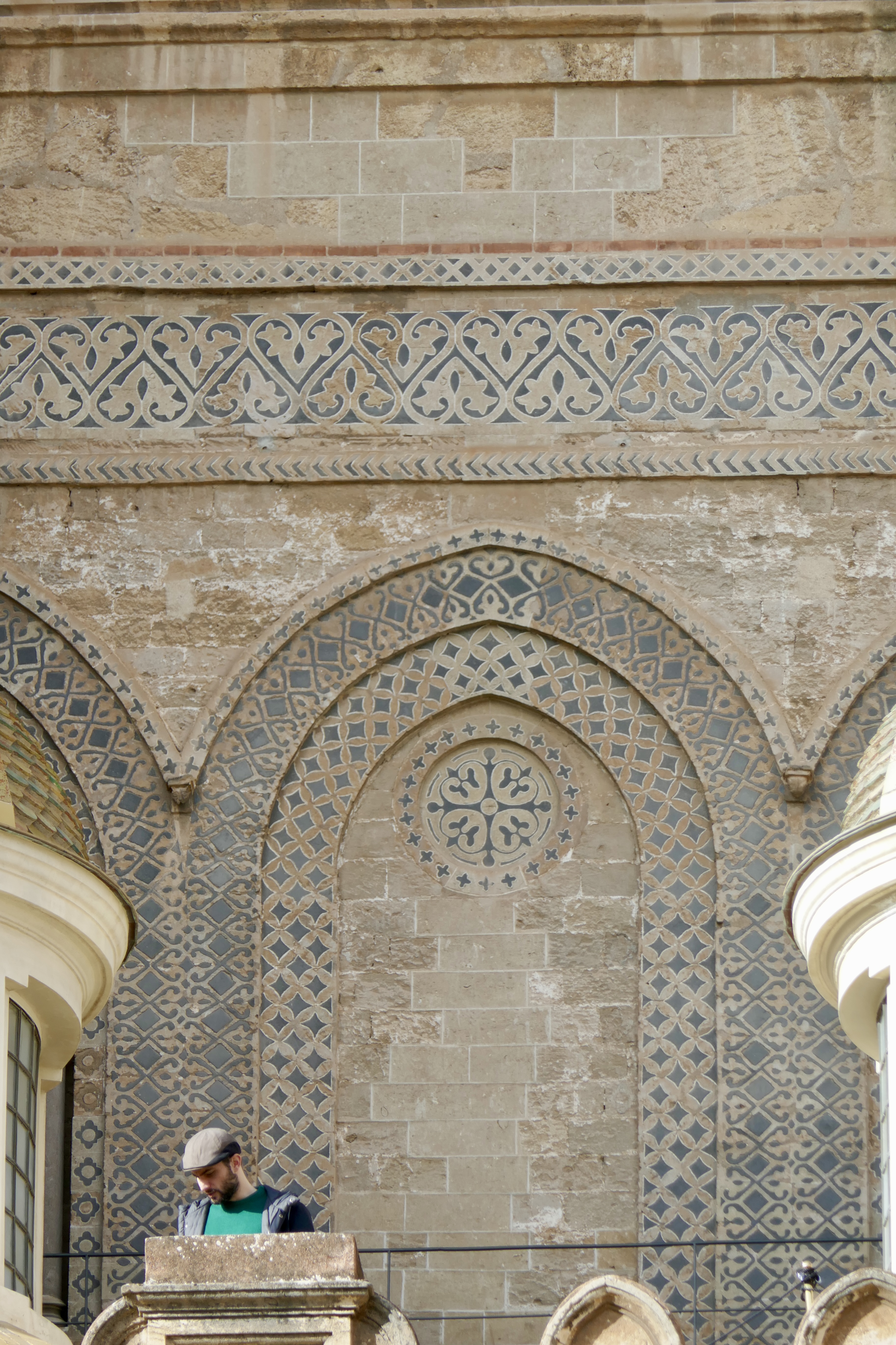 Islamic Decorations on the Roof of Palermo Cathedral
