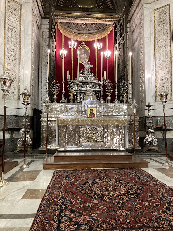 St. Rosalia's grave in Palermo Cathedral