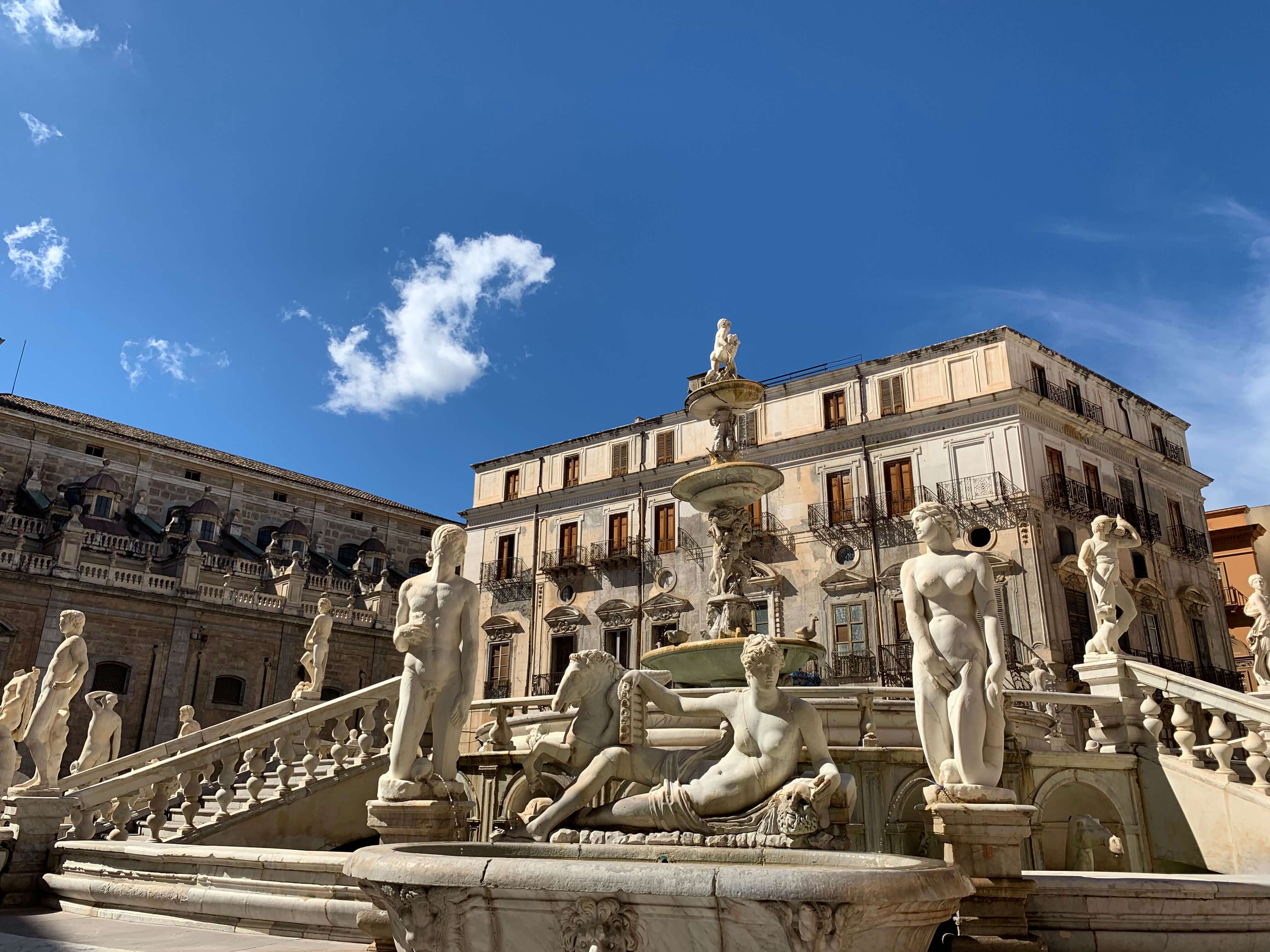 Piazza Pretoria in Palermo