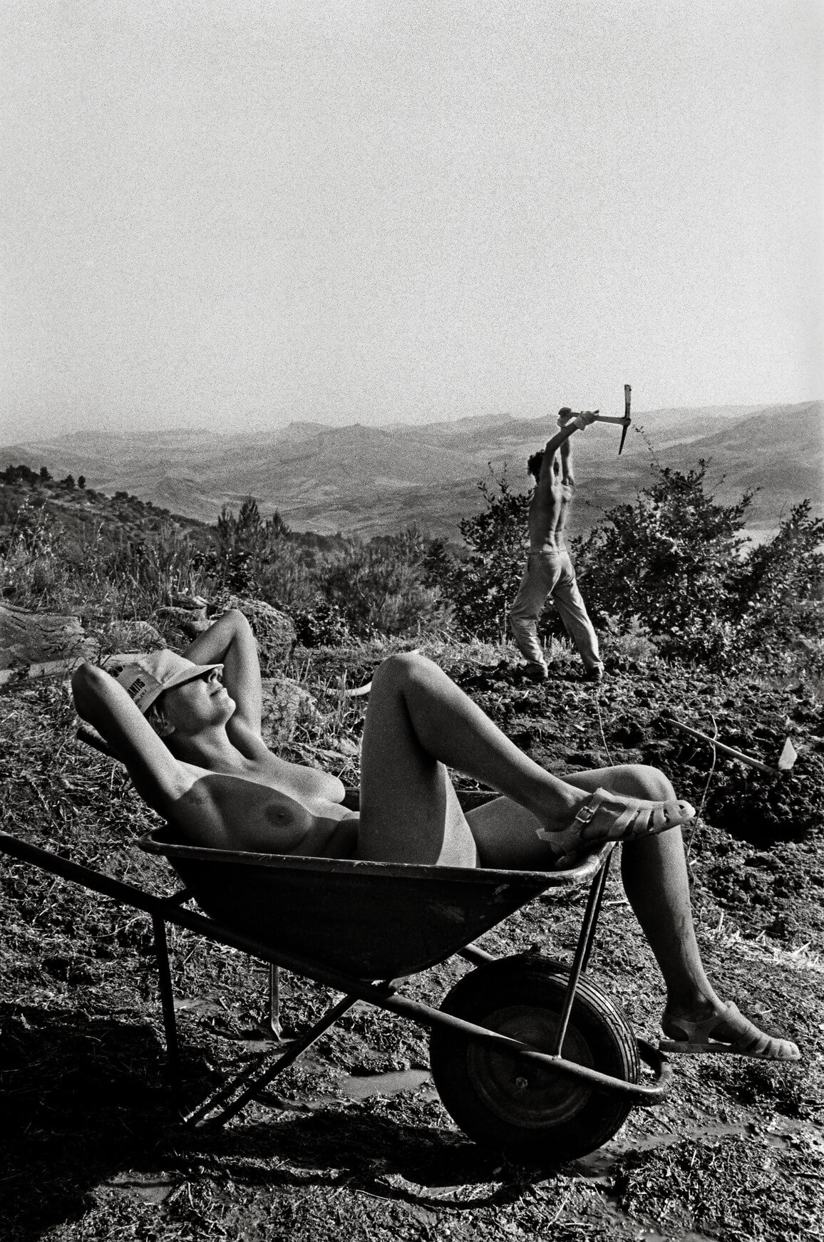 Letizia Battaglia: Sylvia Sunbathes