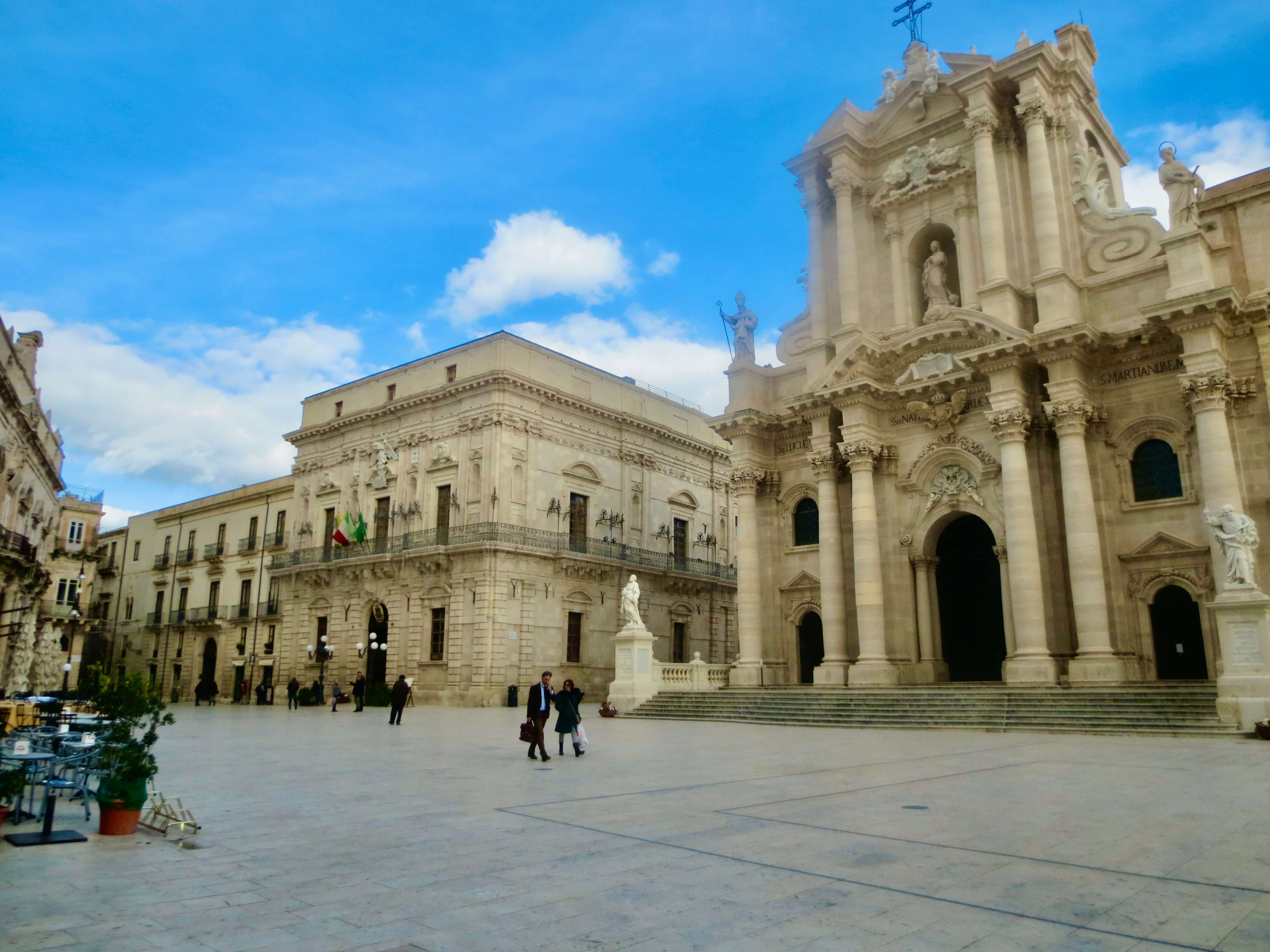 Piazza Duomo, Syracuse, Sicily.
