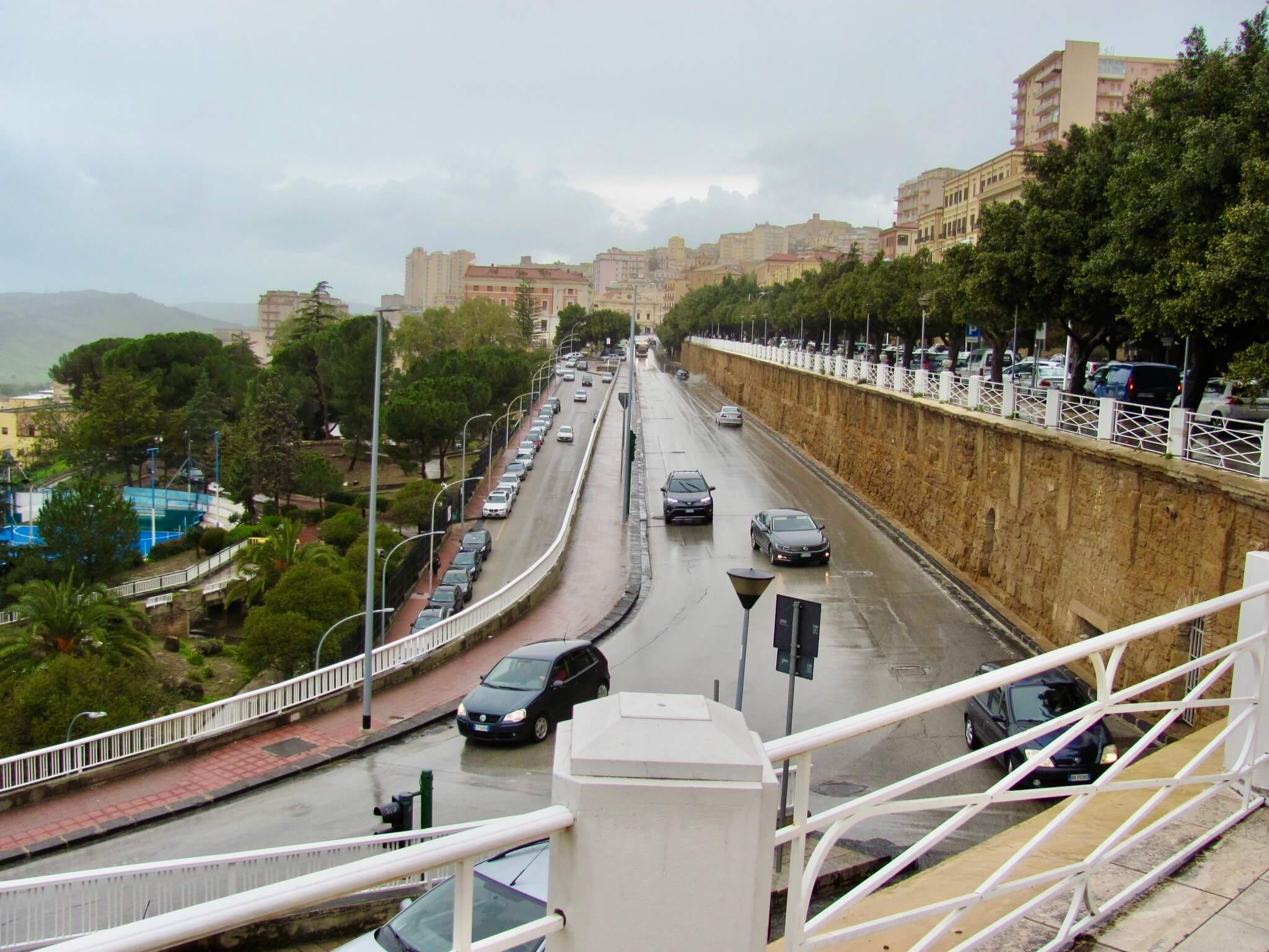 Winter rain in Agrigento