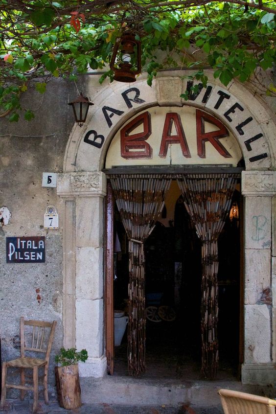 Bar Vitelli in Savoca, Sicily