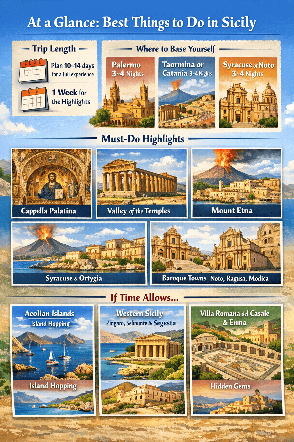 Best Things to Do in Sicily Itinerary