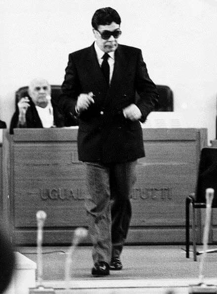 Tommaso Buscetta in maxi trial, Palermo