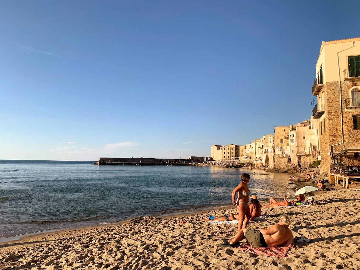 Cefalu's Old Town Beach Cefalu's Old Town Beach