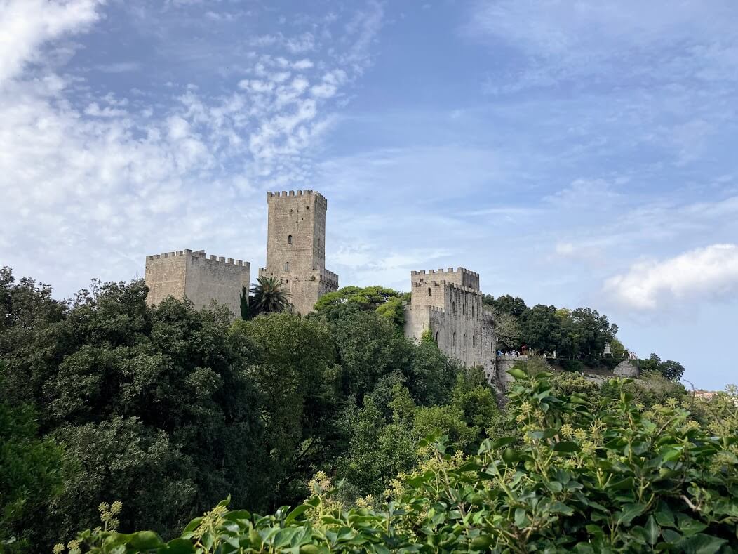 Norman castle in Erice, Sicily