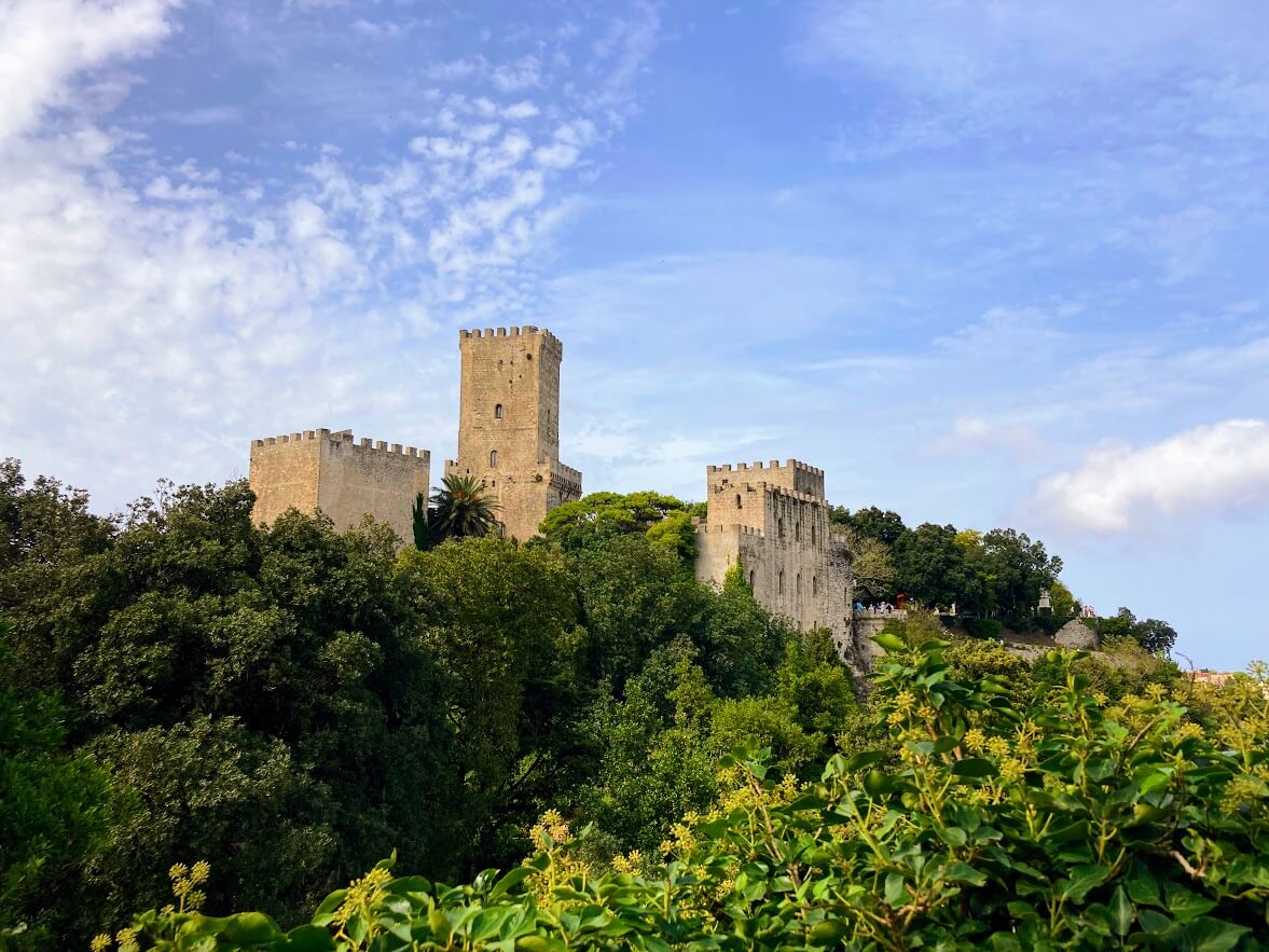 Norman Castle in Erice Sicily