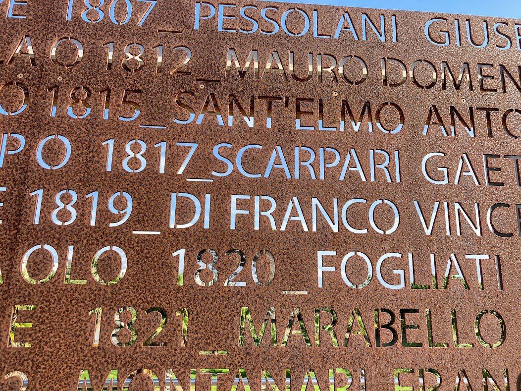Monument of Garibaldi in Marsala
