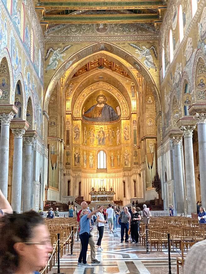 Inside Monreale Cathedral