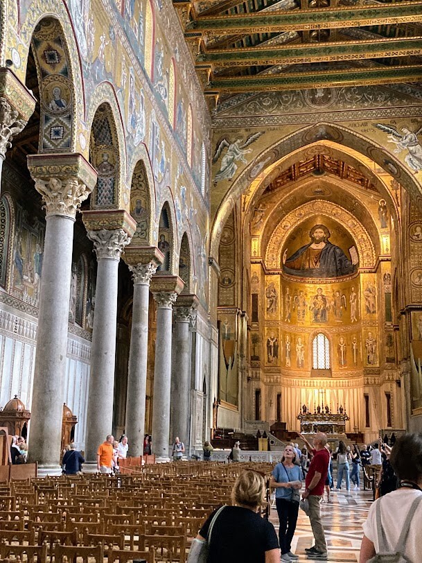 Inside Monreale Cathedral