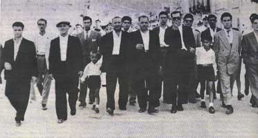 Father Peppino with mafiosi Father Peppino with mafiosi