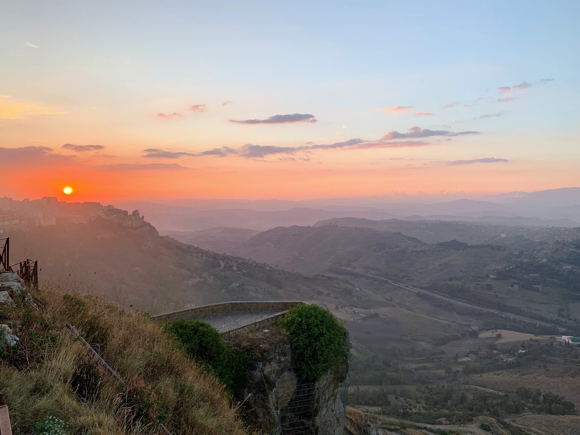 A View from Rocca di Cerere, Enna Sicily. A View from Rocca di Cerere, Enna Sicily.