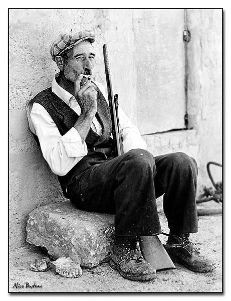 Sicilian Man with His Gun Sicilian Man with His Gun