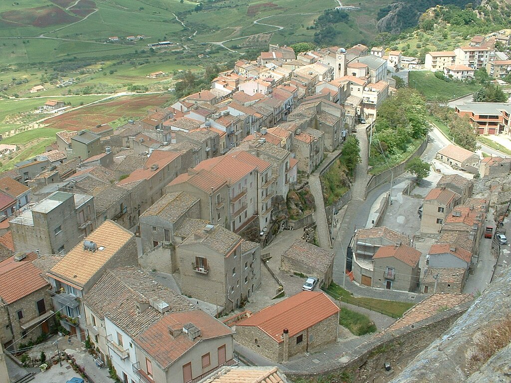 The View Over Sperlinga From the Castle
