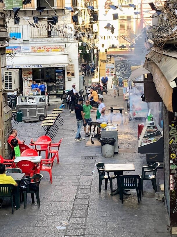 Street food in Palermo, Sicily.