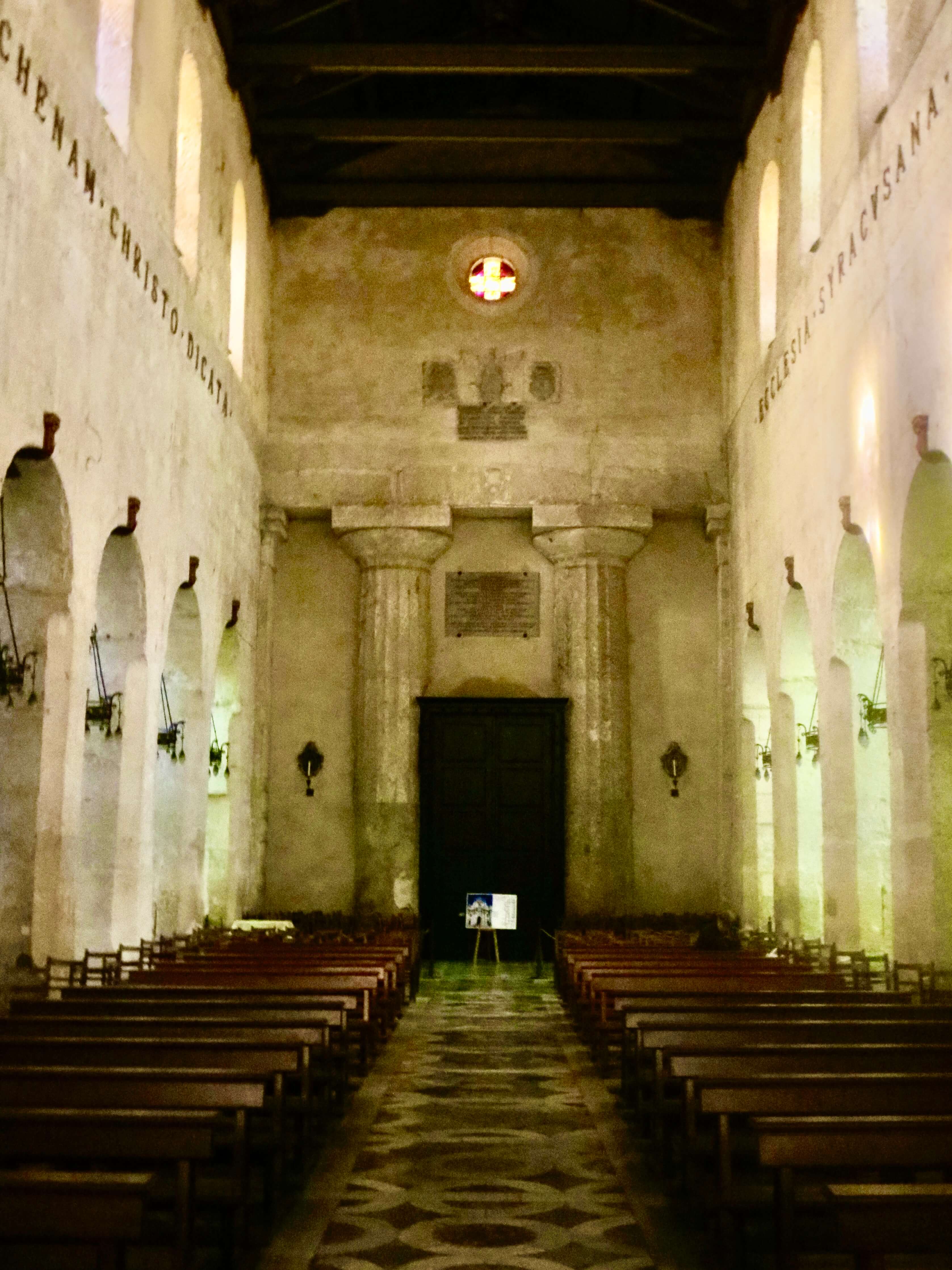 Cathedral of Syracuse Sicily.