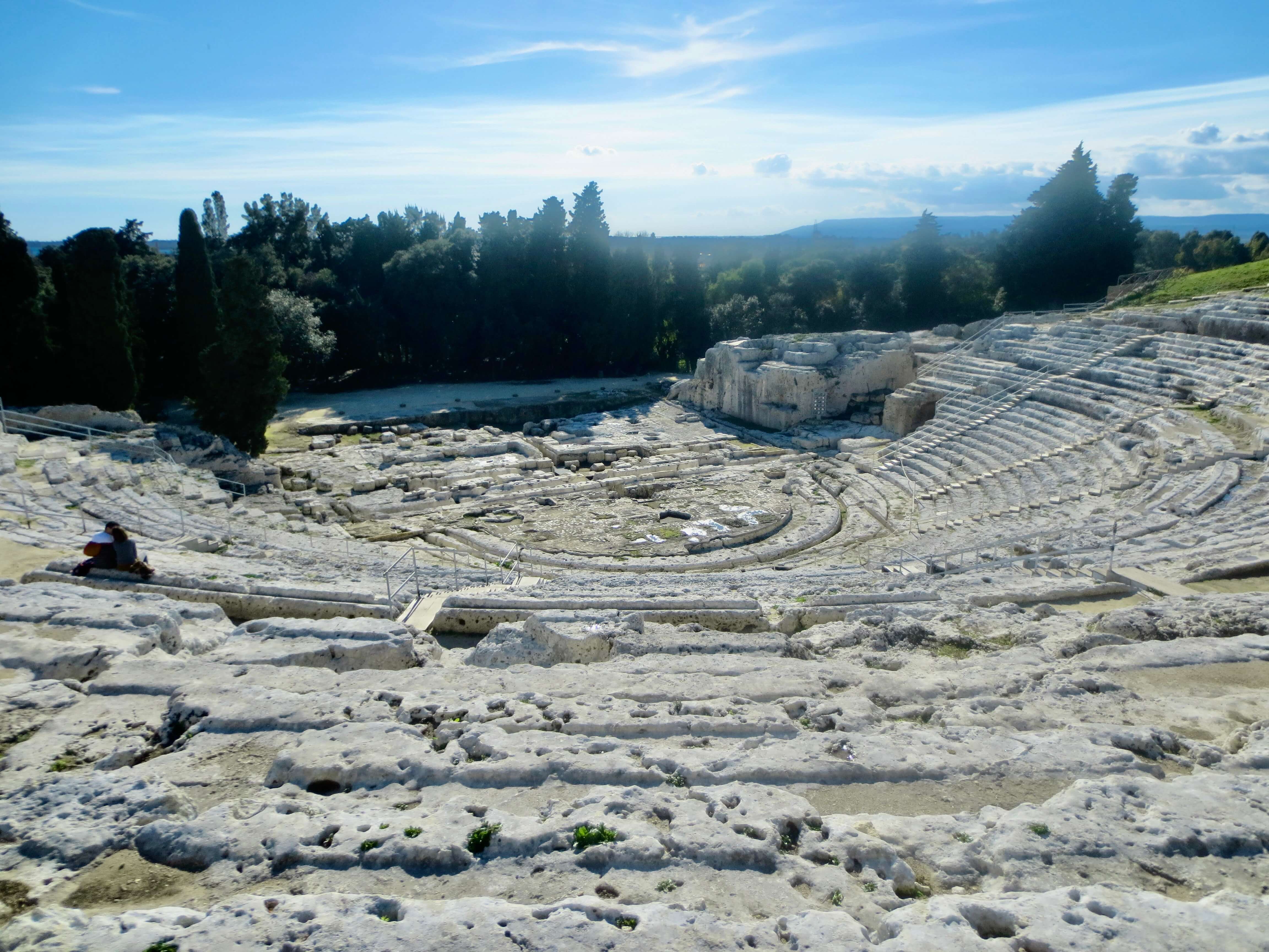Greek Theatre, Syracuse, Sicily.