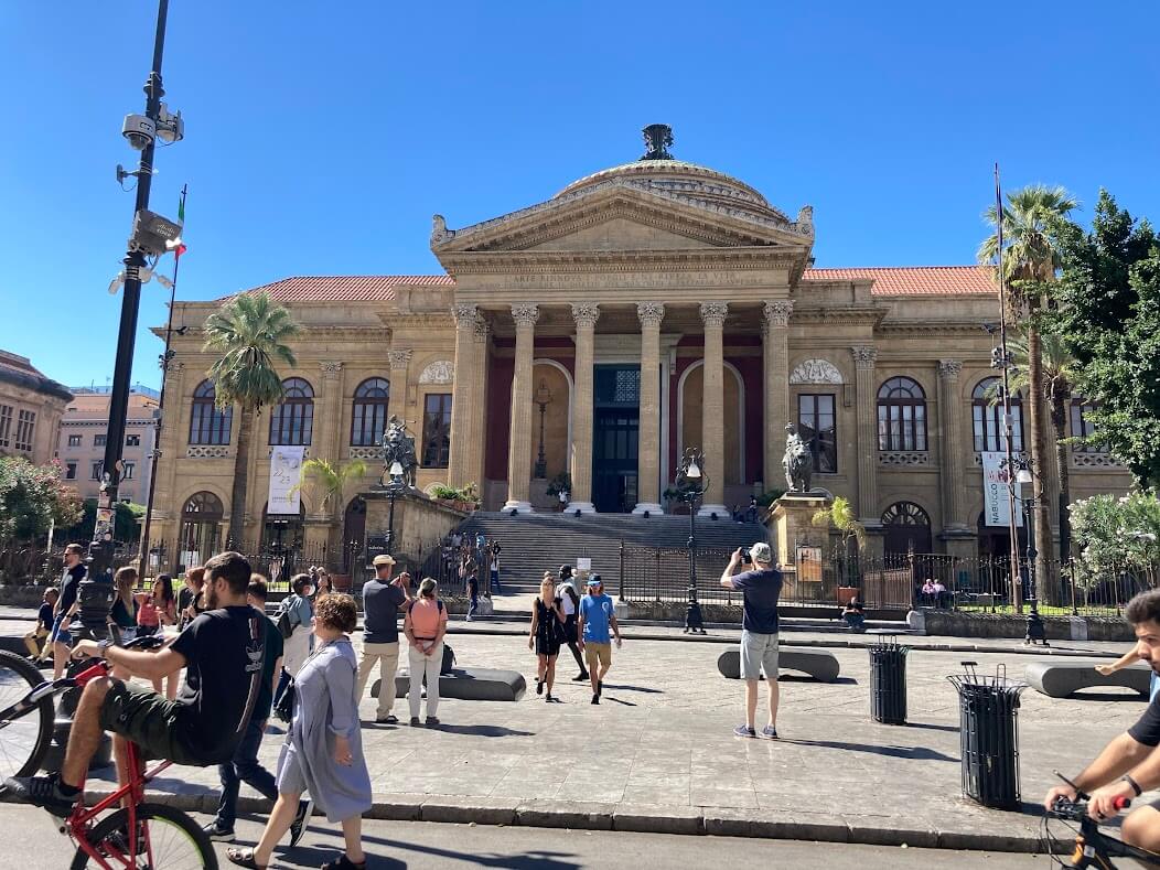 Teatro Massimo in Palermo, Sicily.