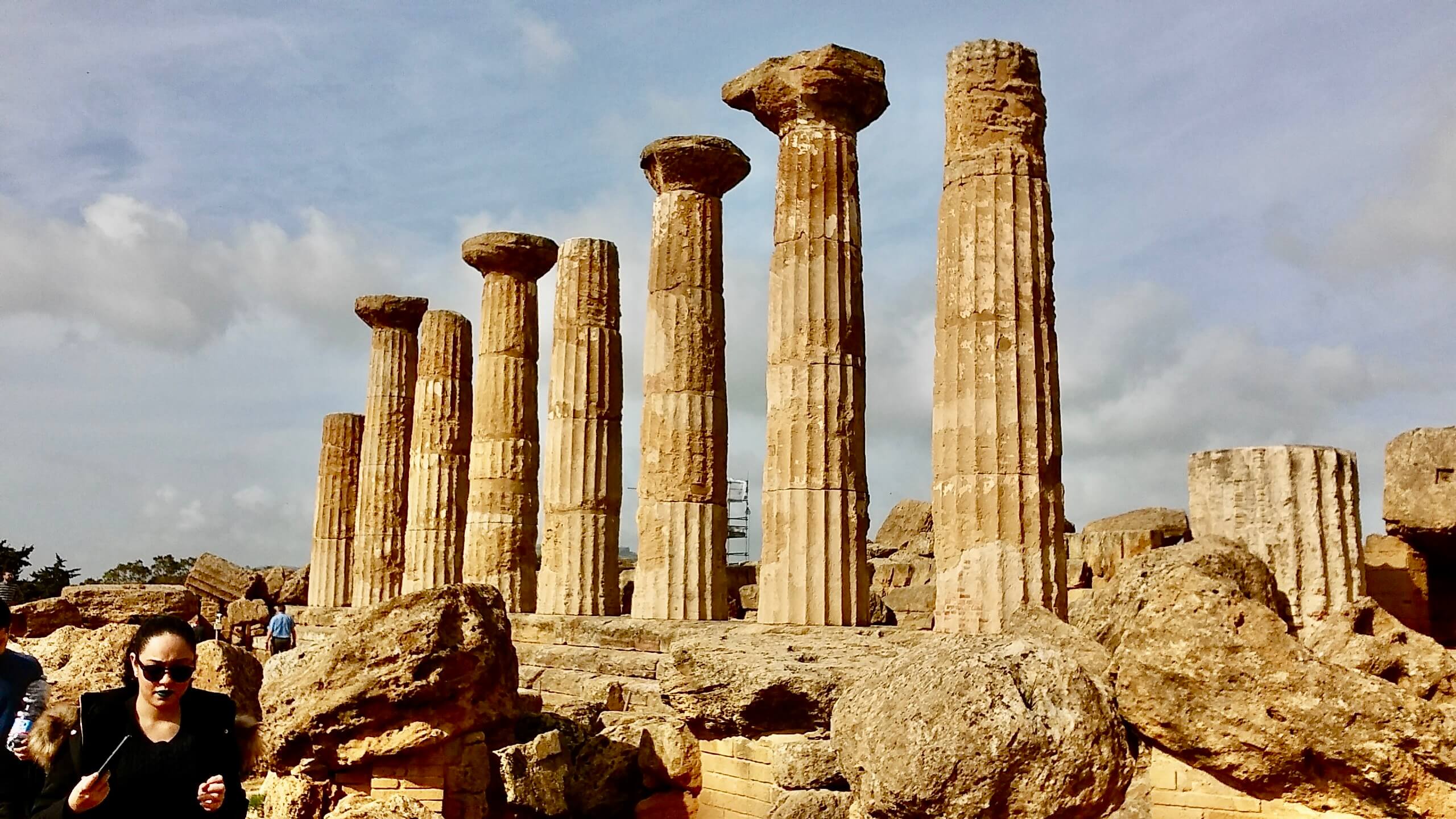 Temple of Heracles. Valley of the Temples Sicily Temple of Heracles. Valley of the Temples Sicily