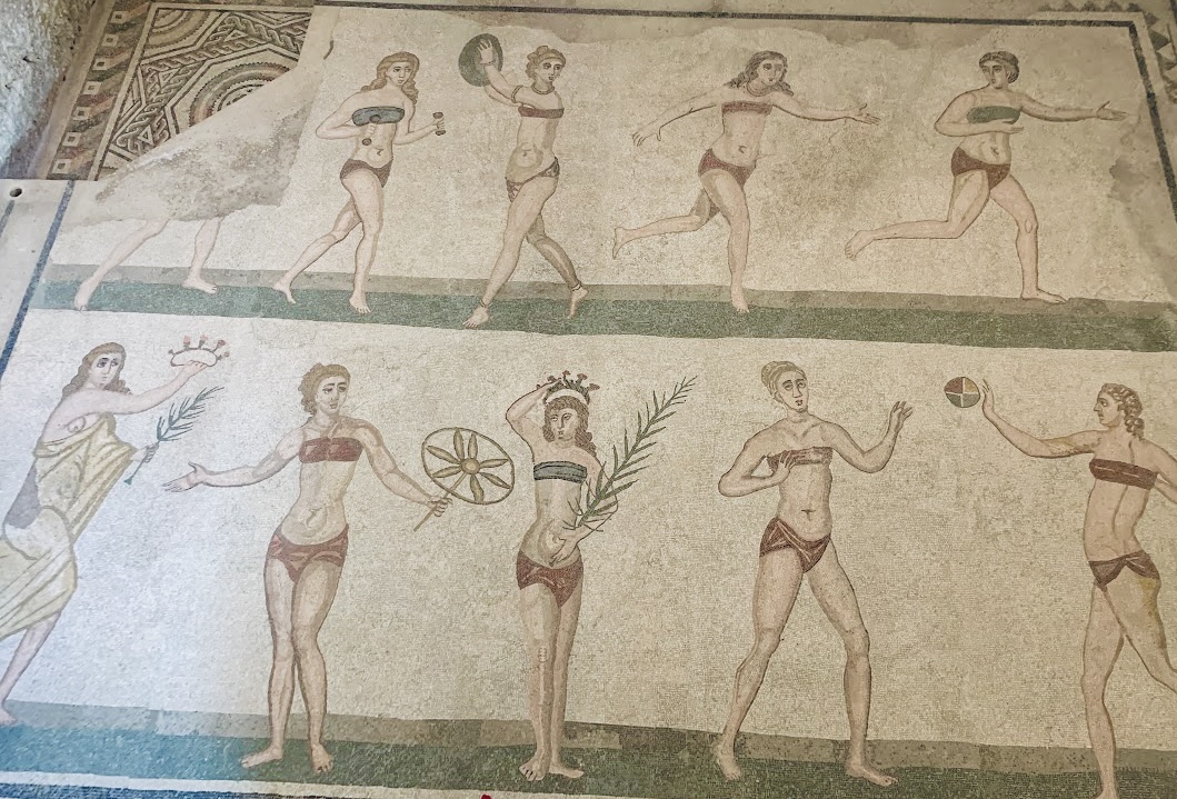 Bikini Girls Mosaic in Villa Romana del Casale