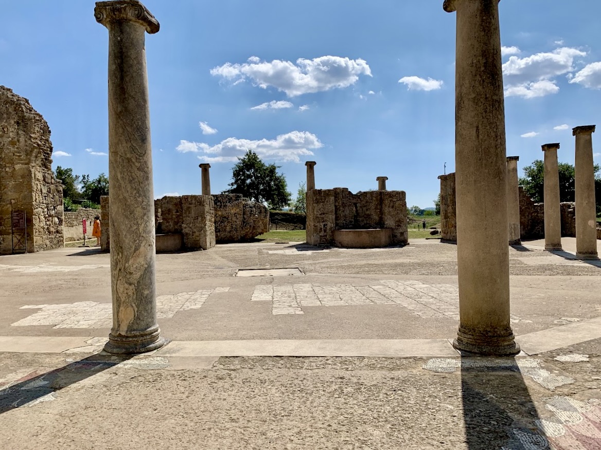 The Courtyard of Villa Romana del Casale