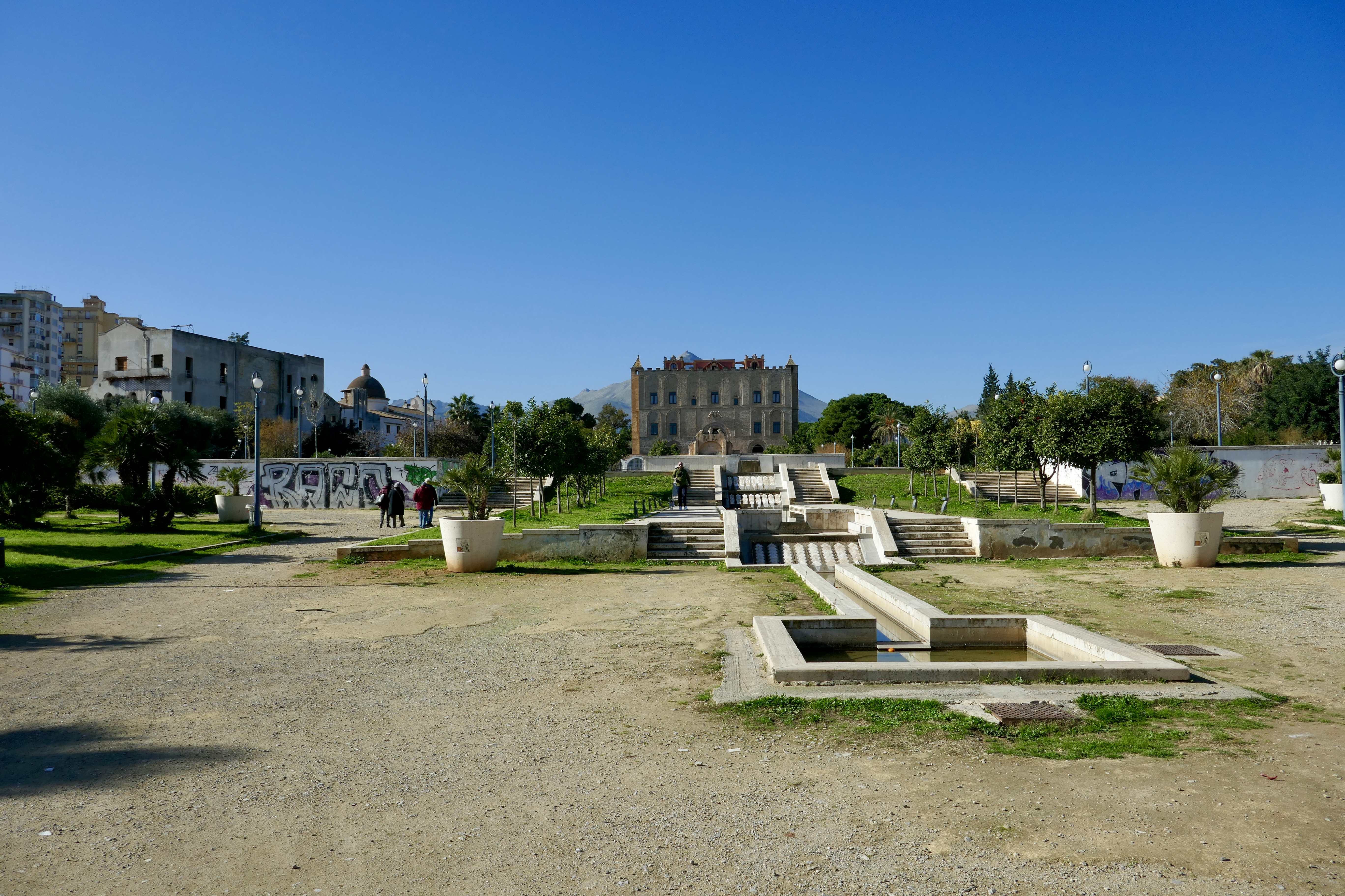 The Islamic Garden of Zisa Palace